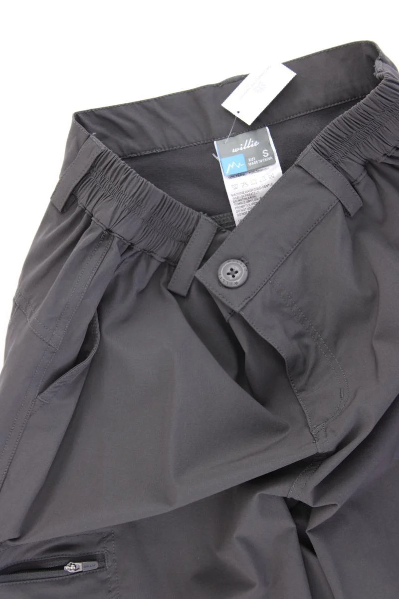 Willit Shorts Gr. S grau aus Nylon