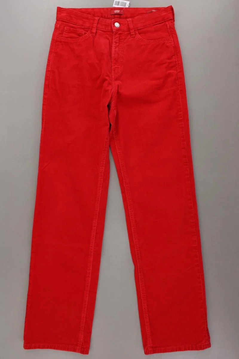 Esprit Cordhose Gr. W27 rot aus Baumwolle