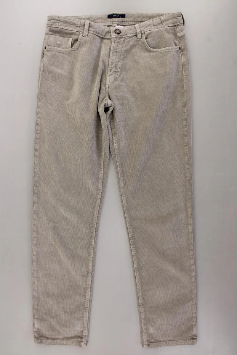 Boggi Cordhose für Herren Gr. W34 Modell Claude braun aus Baumwolle