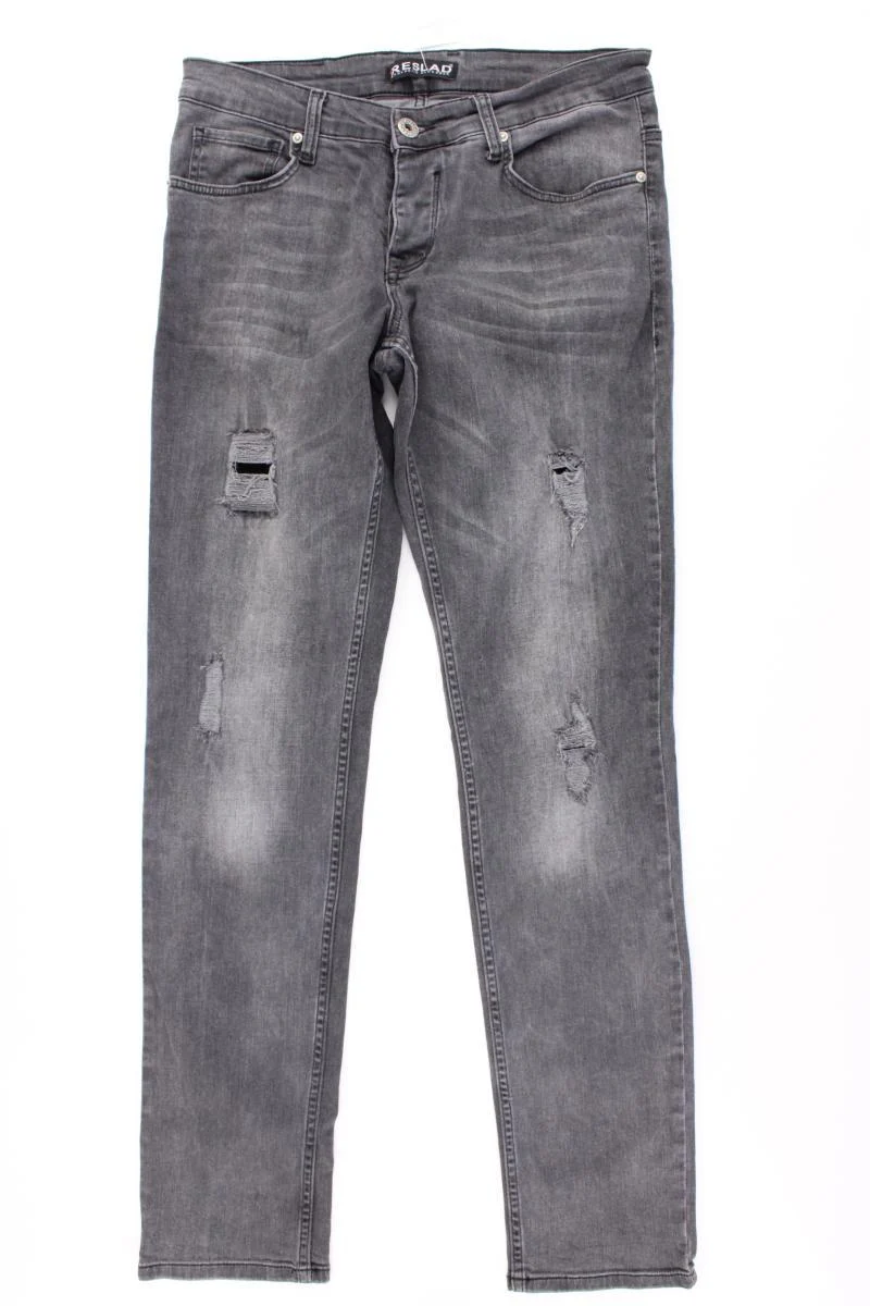 Reslad Jeans für Herren Gr. W32/L34 grau aus Baumwolle