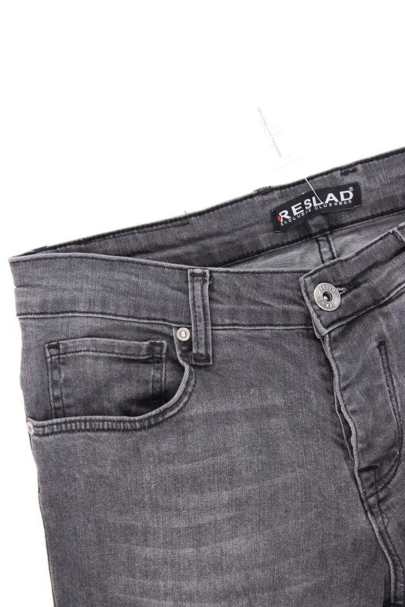 Reslad Jeans für Herren Gr. W32/L34 grau aus Baumwolle