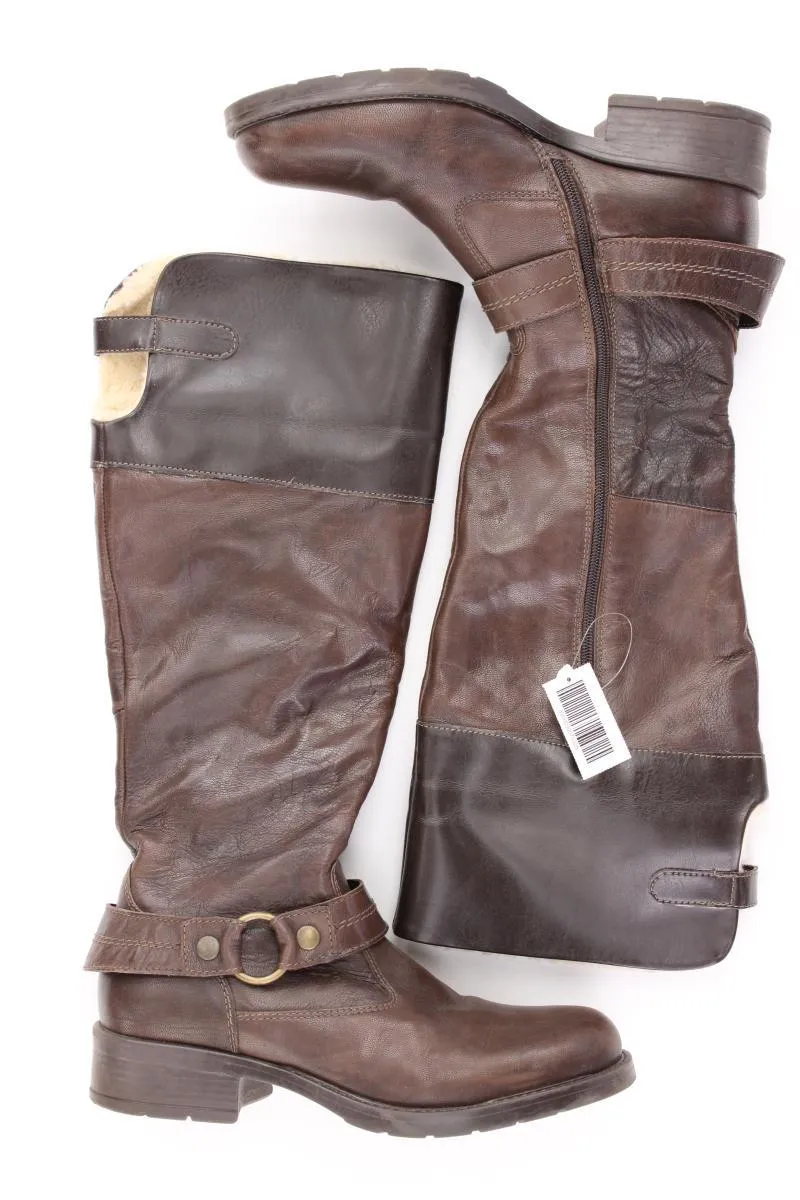 bama Absatzstiefel Gr. 37 braun aus Leder