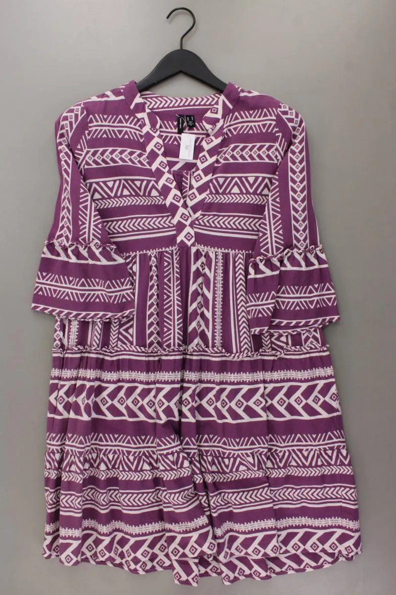 Vero Moda Sommerkleid Gr. M 3/4 Ärmel lila aus Baumwolle