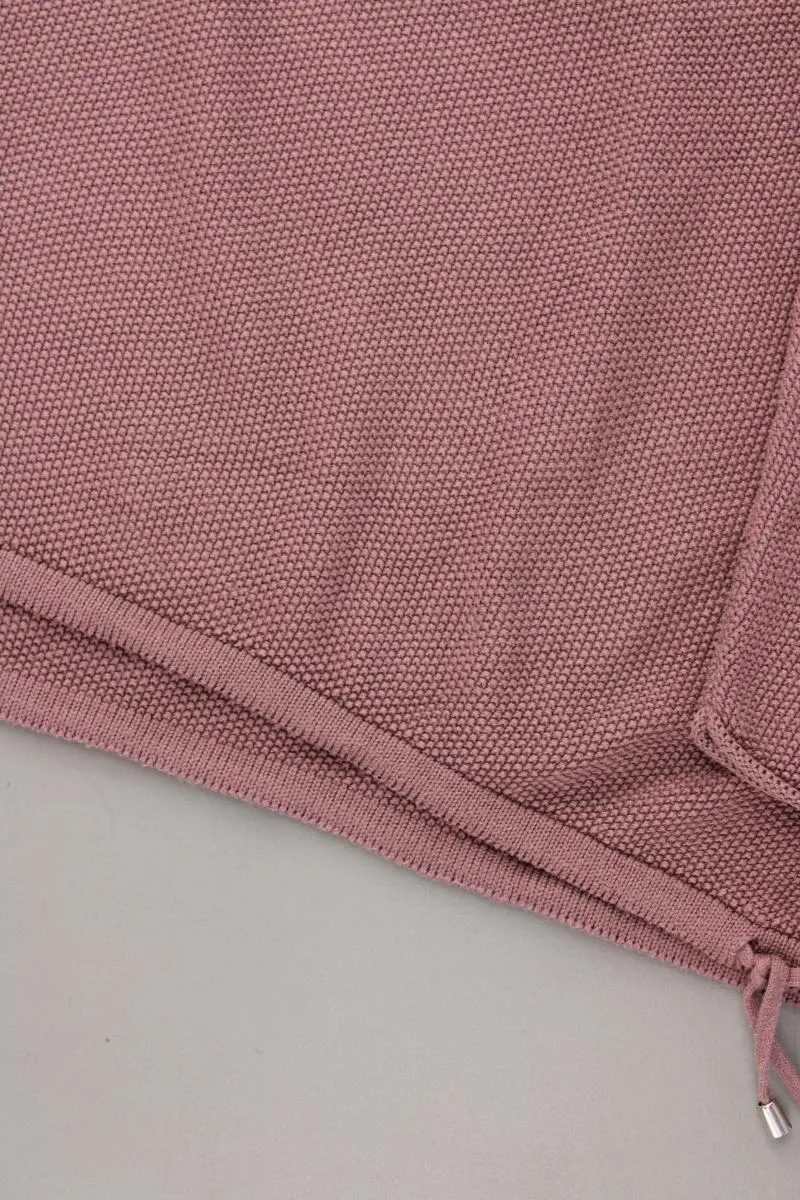 Monari Feinstrickpullover Gr. 44 lila aus Baumwolle