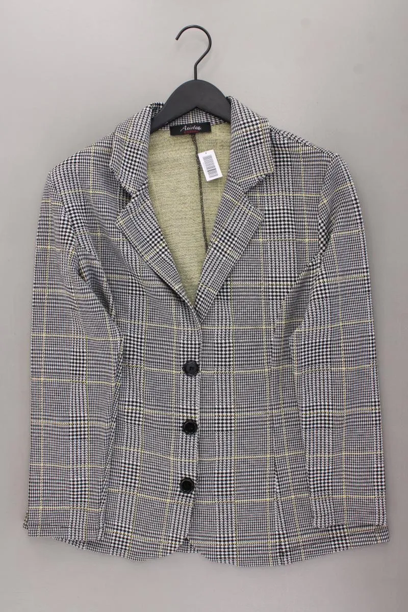 Aniston Jerseyblazer Gr. 44 hahnentritt neuwertig braun aus Polyester