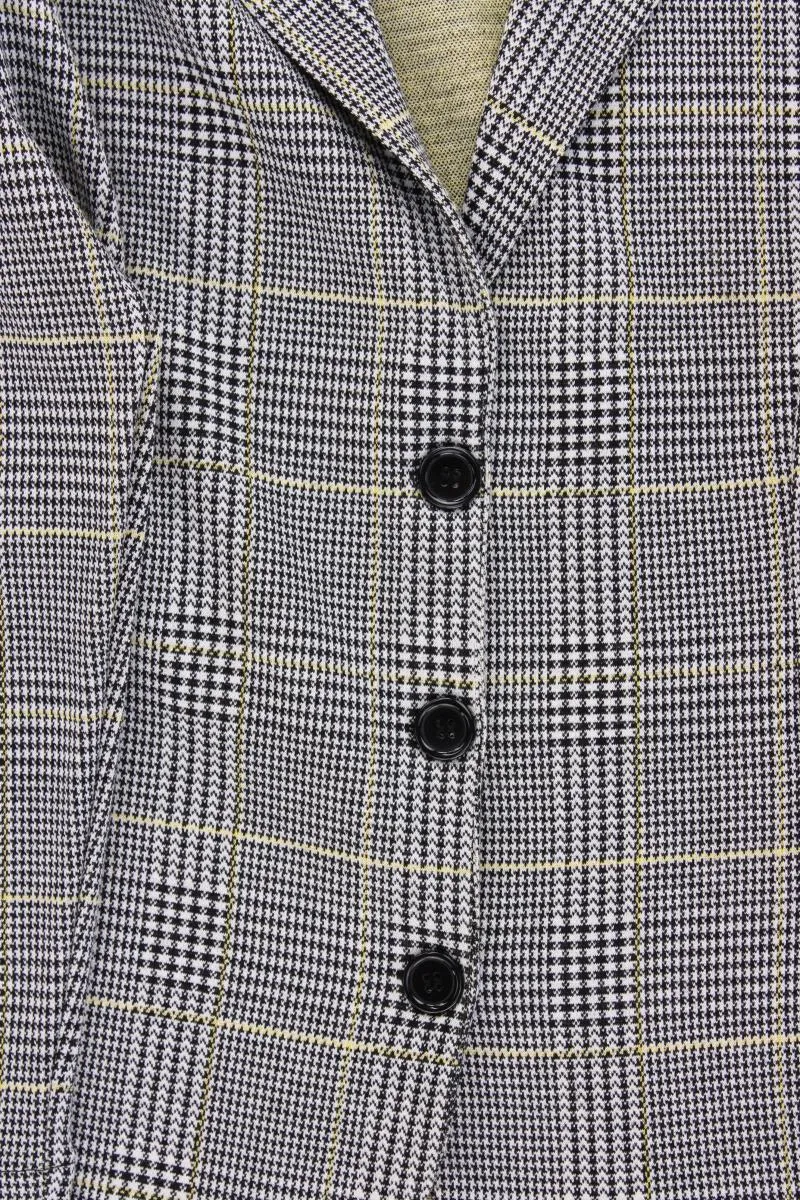 Aniston Jerseyblazer Gr. 44 hahnentritt neuwertig braun aus Polyester
