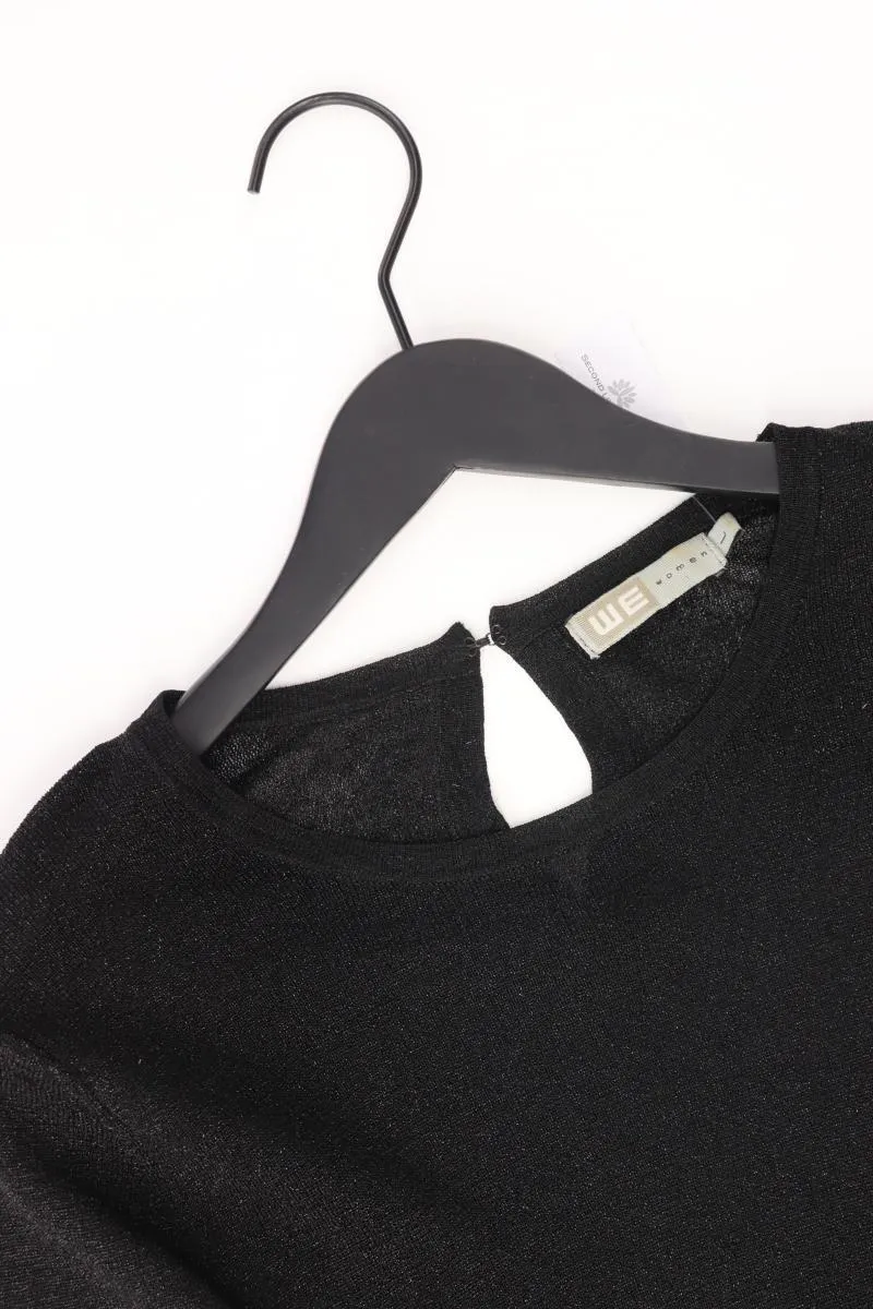 WE Fashion Feinstrickpullover Gr. L schwarz aus Viskose