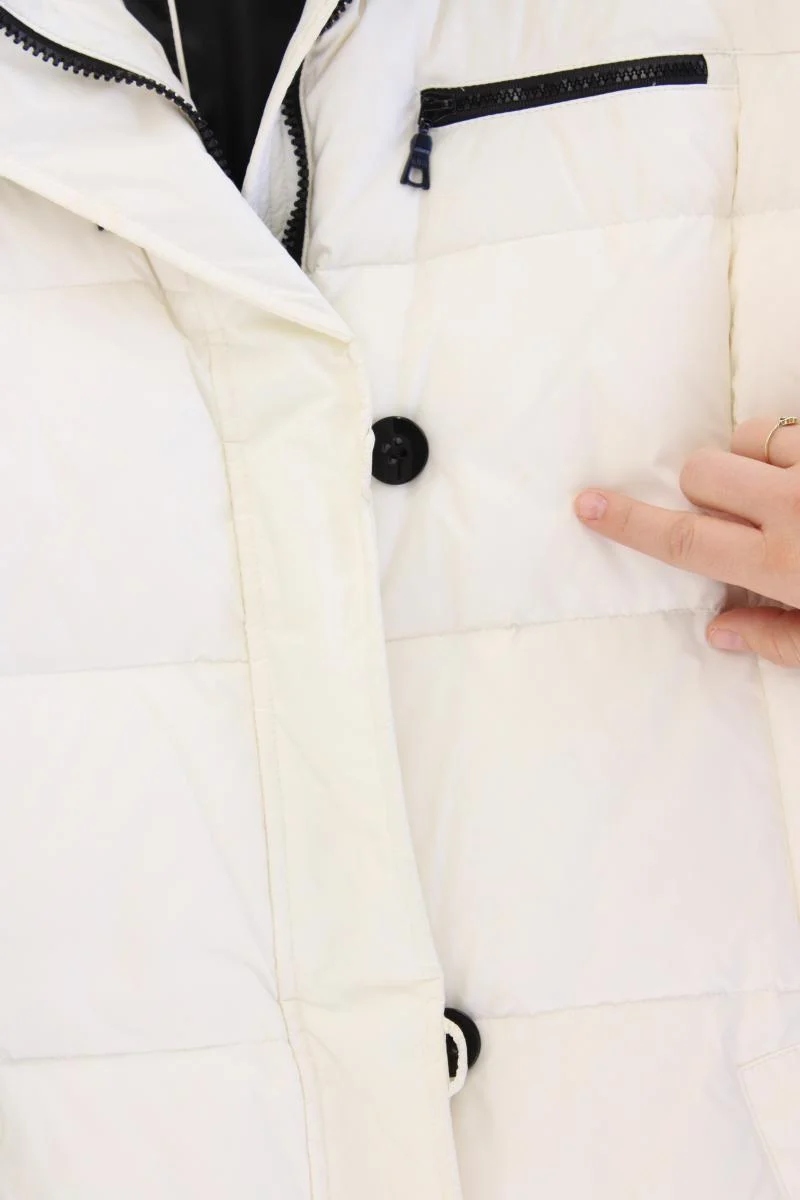 Taifun Daunenjacke Gr. 40 creme aus Polyamid