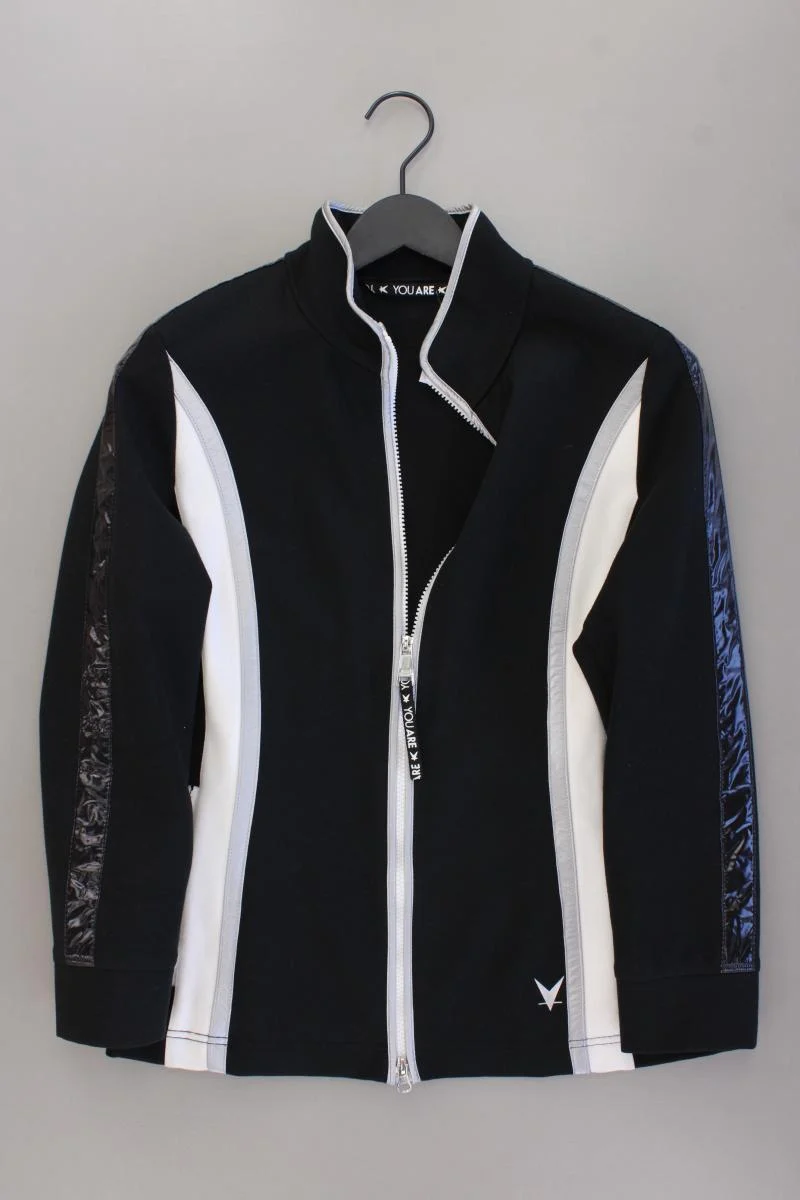 Fuchs Schmitt Übergangsjacke Gr. 40 schwarz aus Viskose