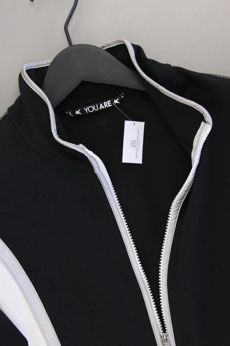 Fuchs Schmitt Übergangsjacke Gr. 40 schwarz aus Viskose