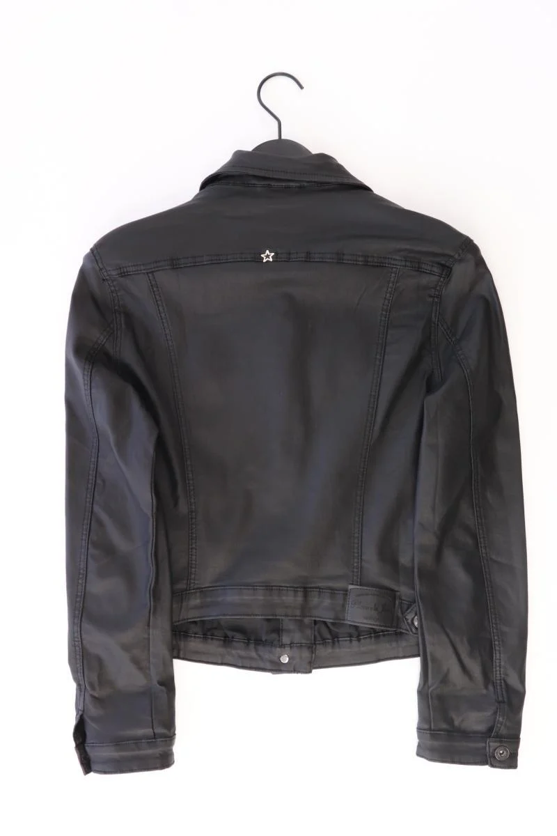 Place du Jour Übergangsjacke Gr. 40 schwarz aus Baumwolle