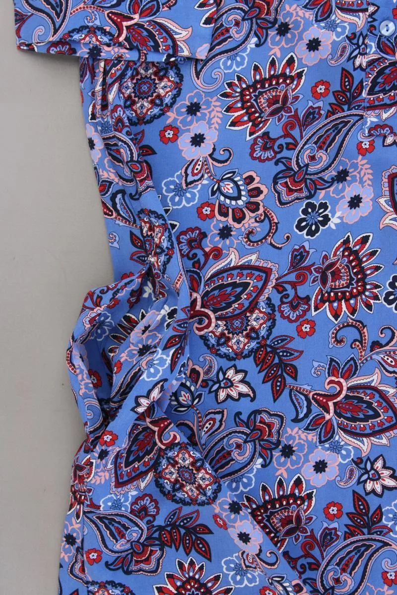 Smith & Soul Kurzarmkleid Gr. S mit Paisleymuster blau aus Viskose