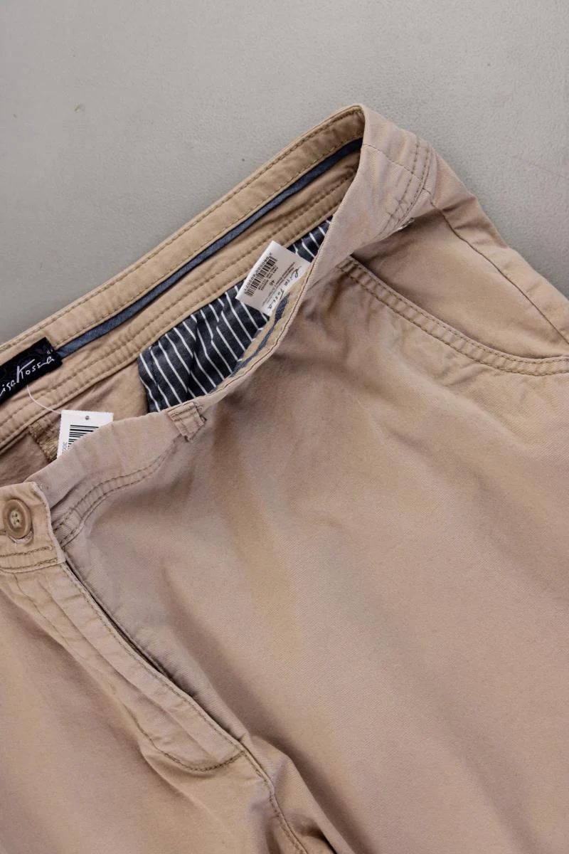 Lisa Tossa Chinohose Gr. 46 creme aus Baumwolle