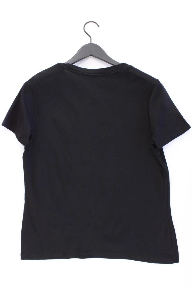 s.Oliver T-Shirt Gr. 46 Kurzarm schwarz aus Baumwolle