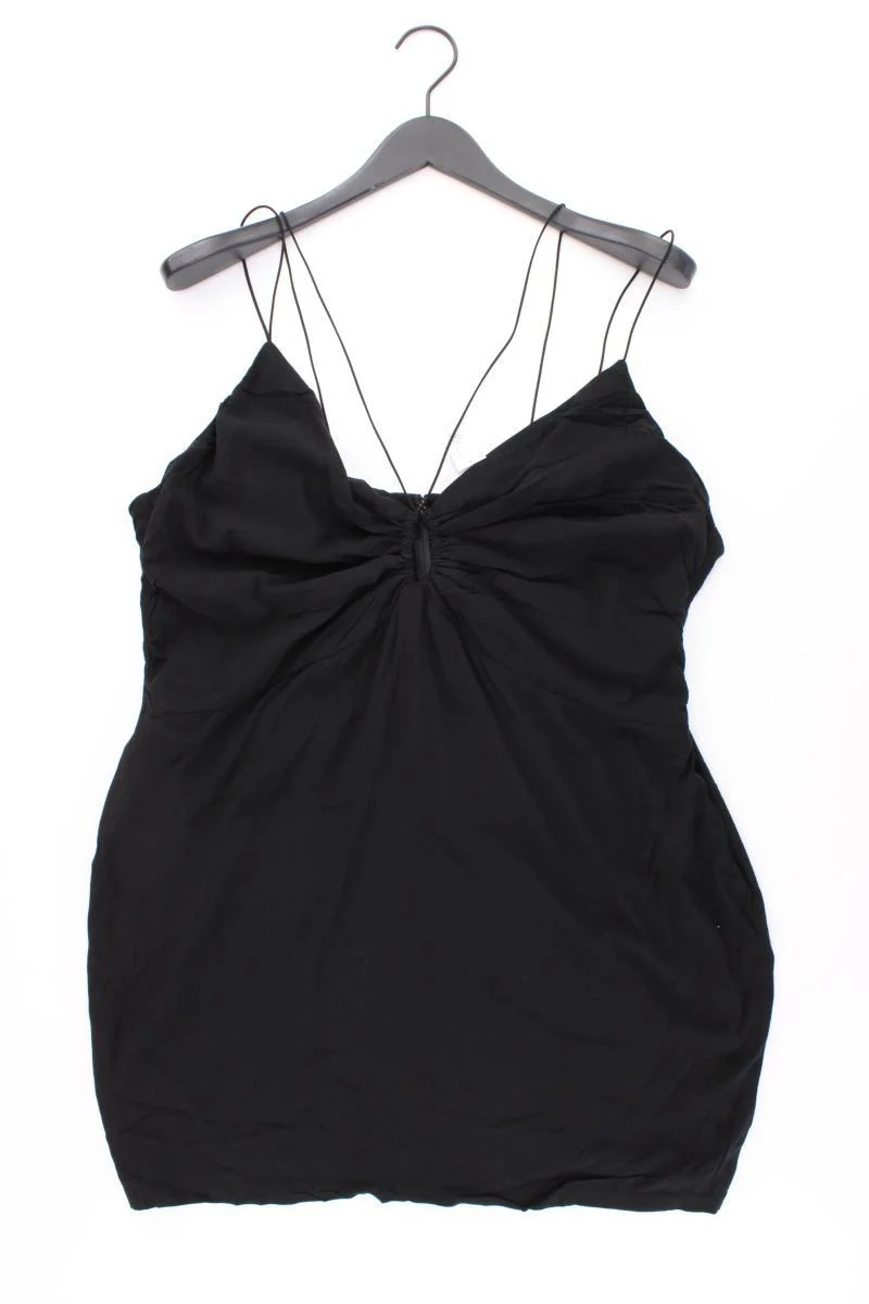 H&M Minikleid Gr. 46 Träger schwarz