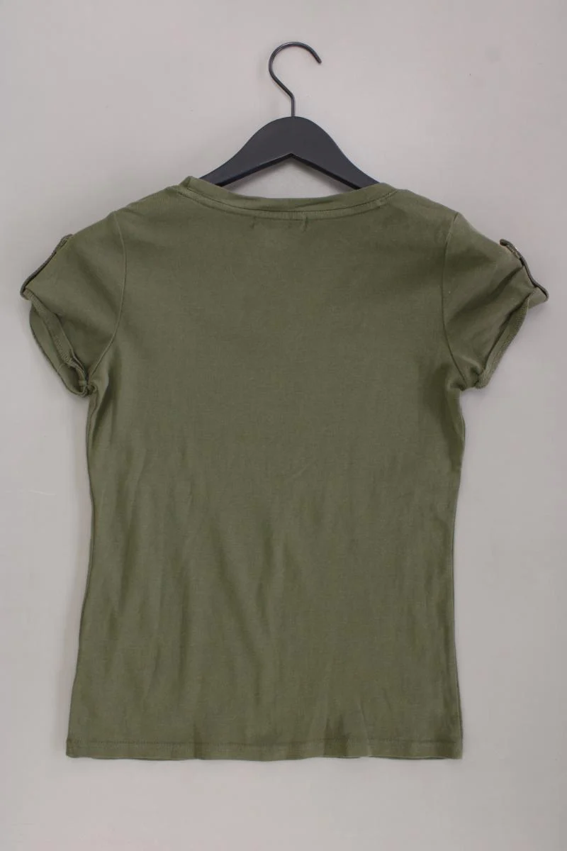 LAUREN Ralph Lauren T-Shirt Gr. S Kurzarm olivgrün aus Baumwolle