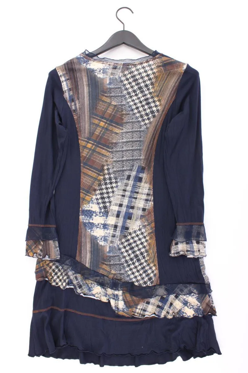Linea Tesini Langarmkleid Gr. 38 blau