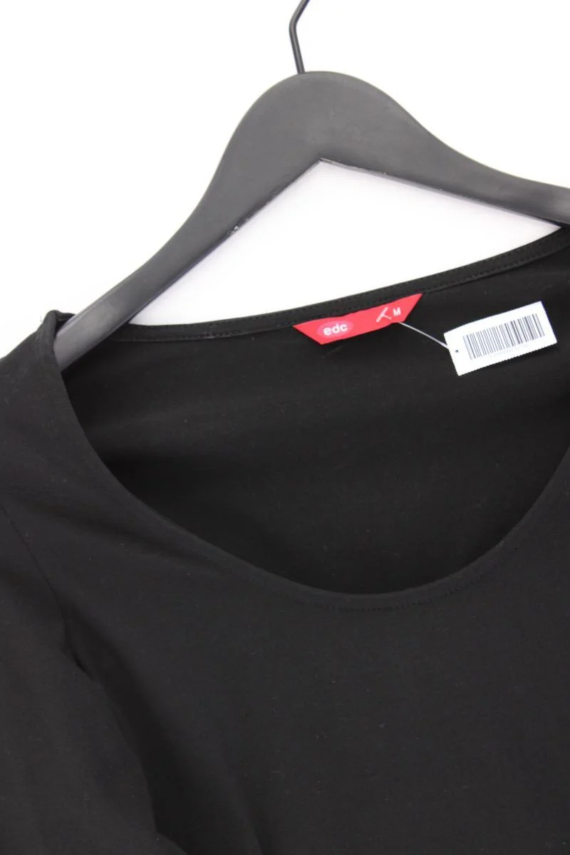 edc by Esprit Langarmkleid Gr. M schwarz aus Baumwolle
