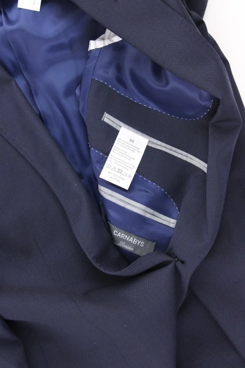 Carnaby's LONDON Longsakko für Herren Gr. Langgröße 98 blau aus Polyester