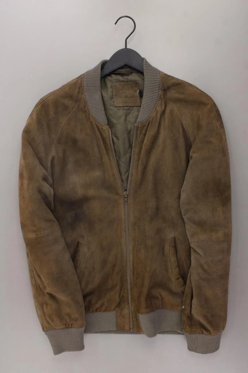 Asos Lederjacke für Herren Gr. L braun