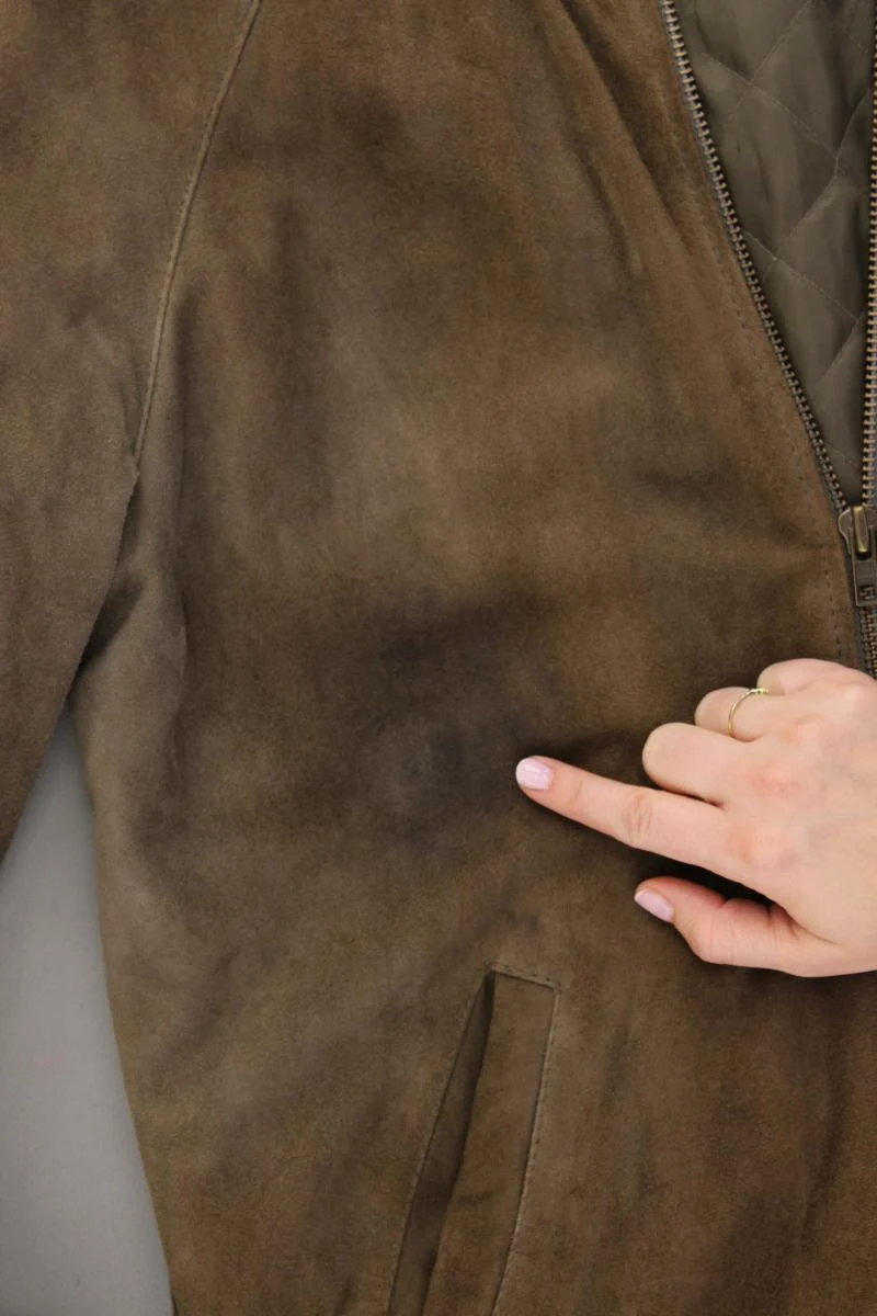 Asos Lederjacke für Herren Gr. L braun