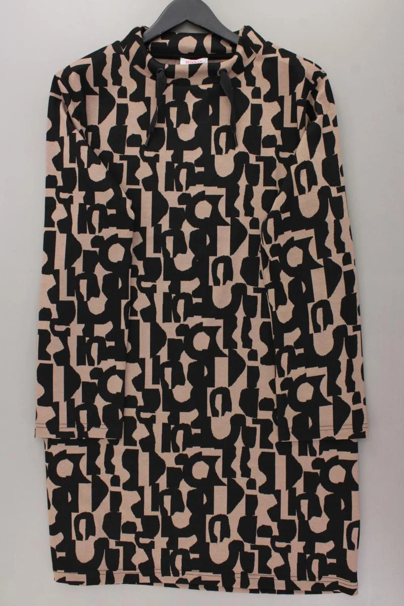 Stooker Langarmkleid Gr. 48/50 braun aus Polyester