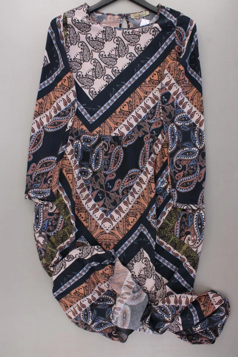 Smith & Soul Langarmkleid Gr. 38 mit Paisleymuster mehrfarbig