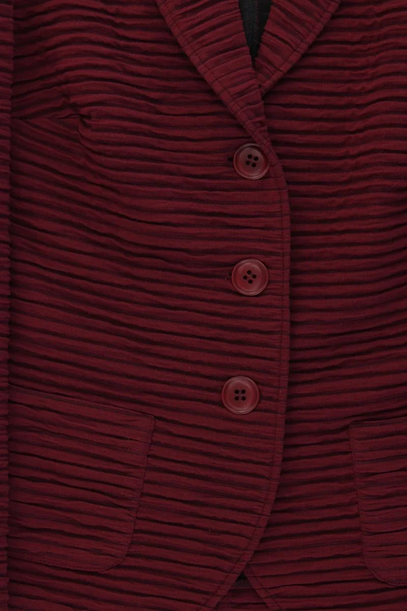 ERFO Regular Blazer Gr. 40 rot aus Polyester