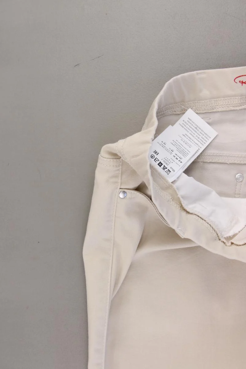 TONI Stretchhose Gr. 42 creme aus Baumwolle