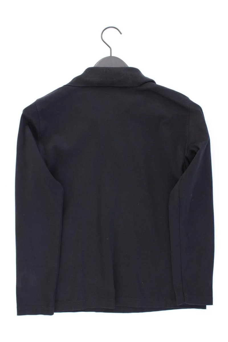 CLARINA Poloshirt Gr. 40 Langarm schwarz aus Baumwolle