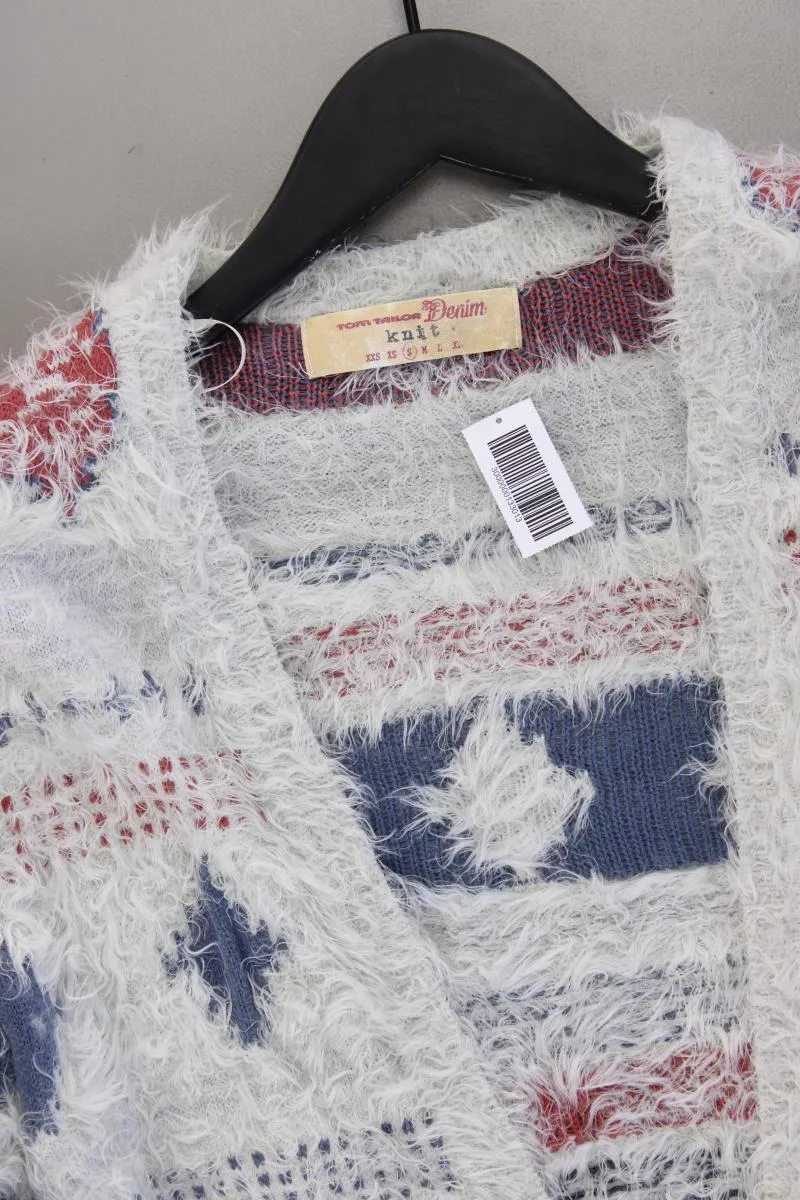 Tom Tailor (Denim) Strickjacke Gr. S Langarm grau aus Polyamid