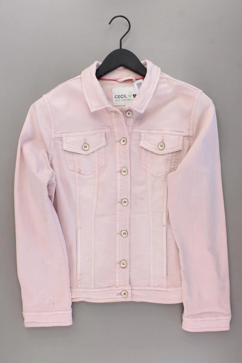 Cecil Übergangsjacke Gr. L rosa aus Baumwolle
