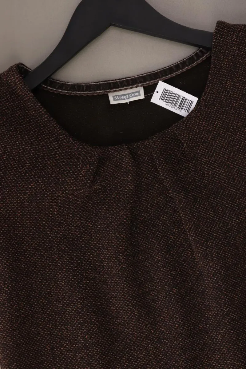 Street One Kurzarmkleid Gr. 36 braun aus Polyester