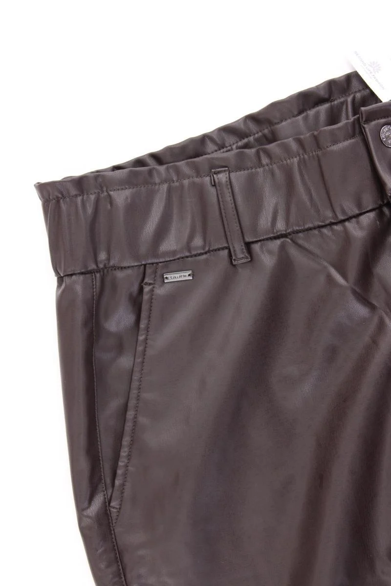 Street One Kunstlederhose Gr. 46 braun
