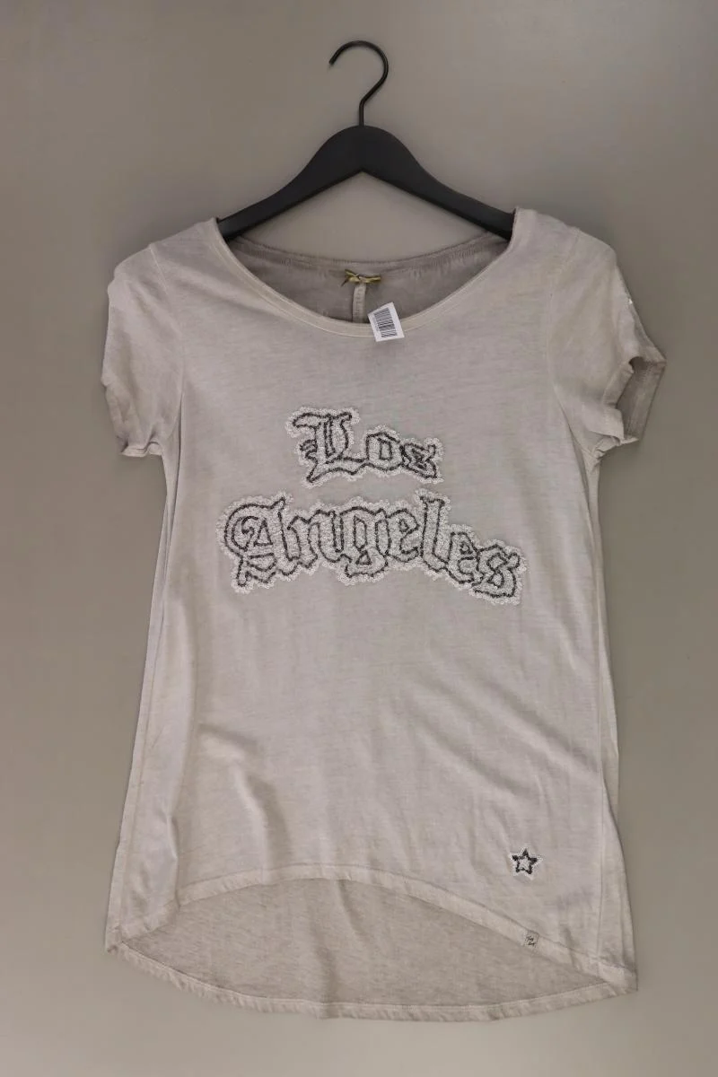Key Largo T-Shirt Gr. S Kurzarm mit Pailletten grau
