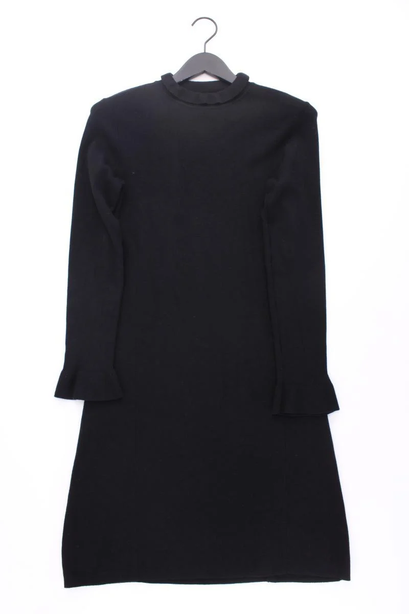 comma, Strickkleid Gr. 36 Langarm schwarz aus Viskose