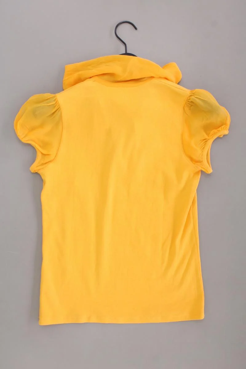 Marc Cain T-Shirt Gr. 40 neuwertig Kurzarm gelb aus Baumwolle