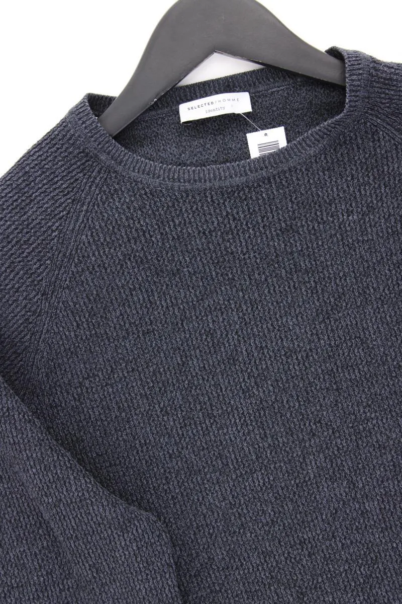 Selected Homme Feinstrickpullover für Herren Gr. M grau aus Polyacryl