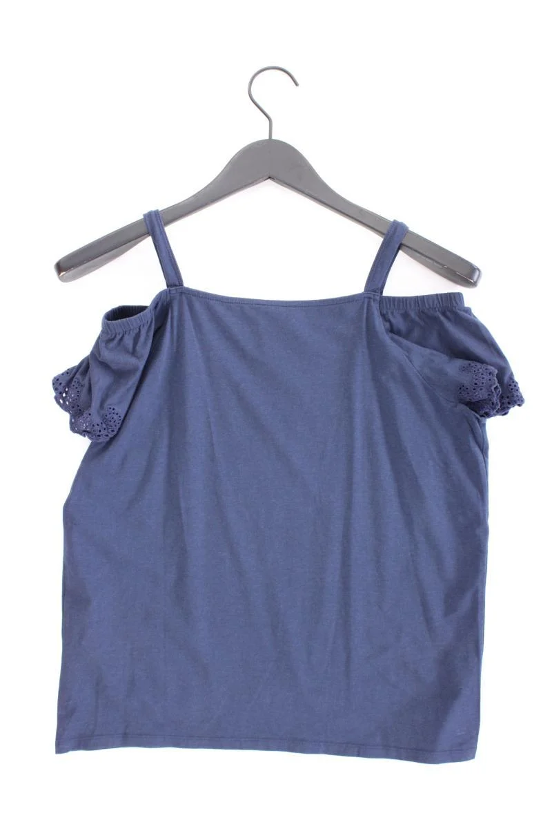 Esprit T-Shirt Gr. L Kurzarm blau aus Baumwolle
