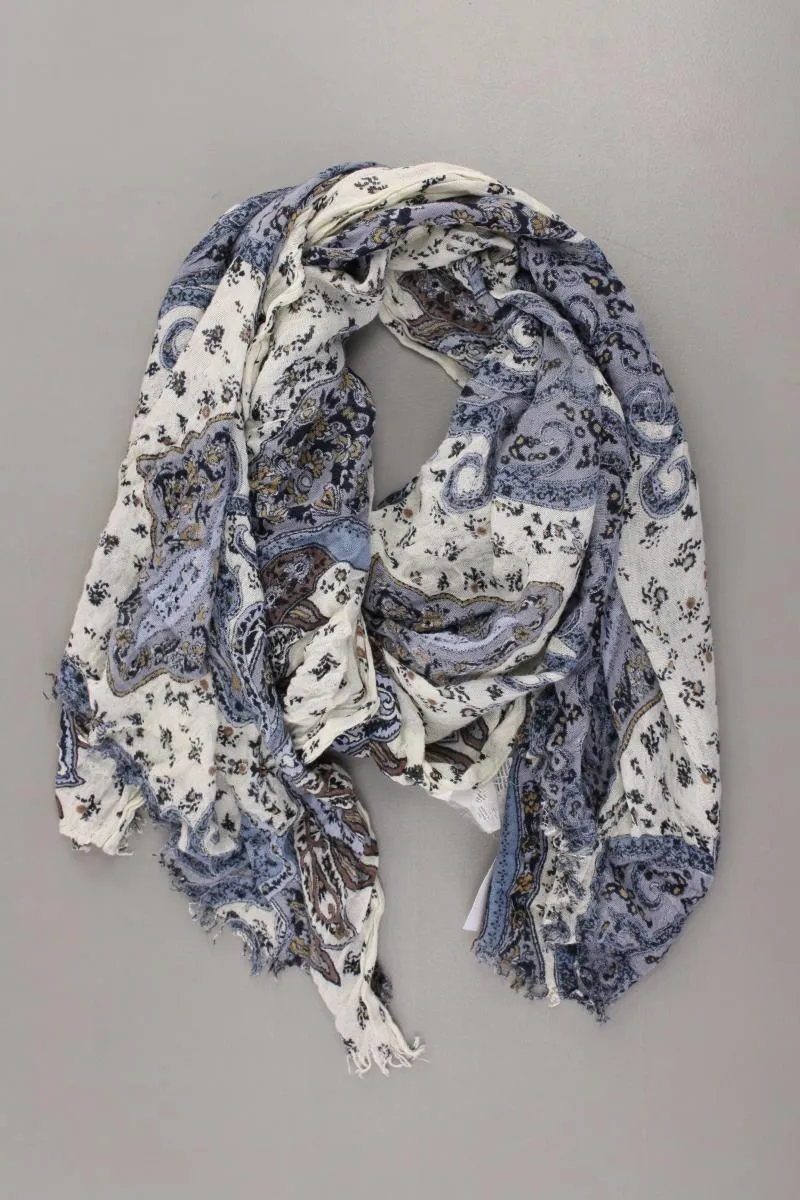 Tom Tailor Tuch mit Blumenmuster blau aus Viskose