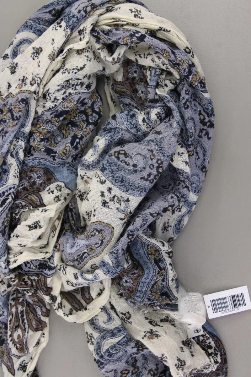 Tom Tailor Tuch mit Blumenmuster blau aus Viskose
