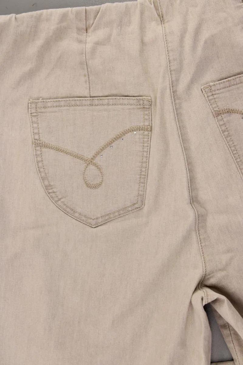 Helena Vera Hose Gr. 42 creme aus Baumwolle