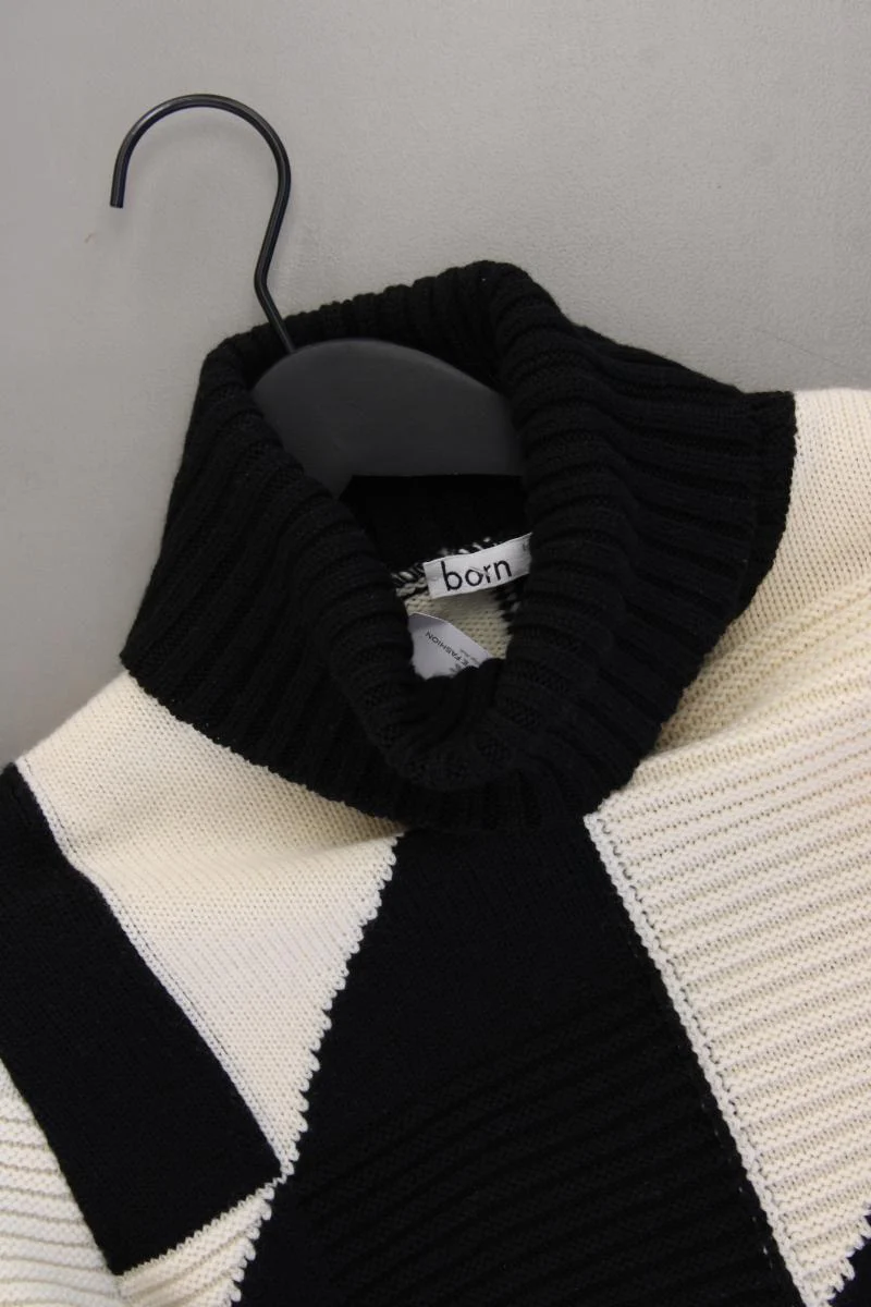 Born To Be Wollpullover Gr. 40 geometrisches Muster creme