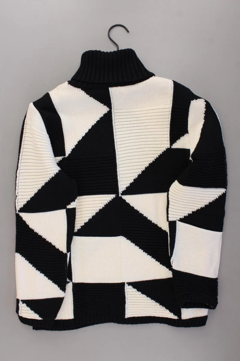 Born To Be Wollpullover Gr. 40 geometrisches Muster creme