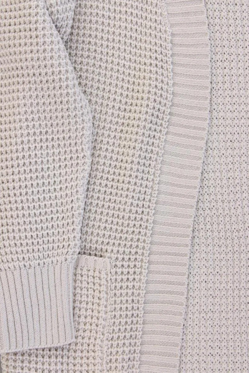 By Basically You Strickjacke Gr. 38 Langarm creme