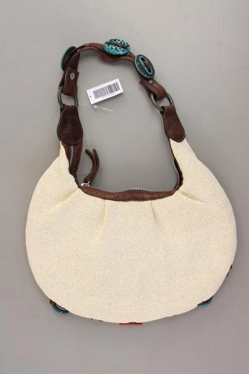 SAVE THE QUEEN! Basttasche Hobo creme