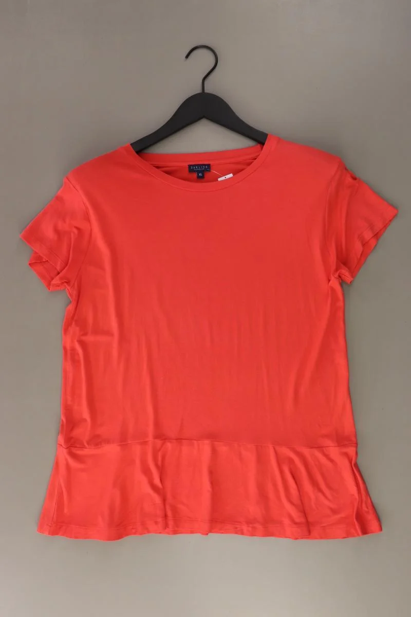 Darling Harbour T-Shirt Gr. XL Kurzarm rot aus Viskose