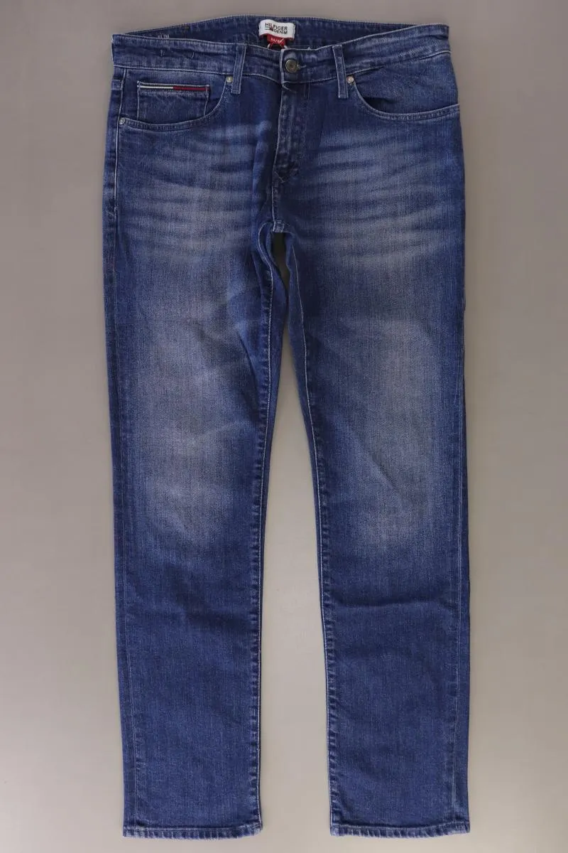 Hilfiger Denim Straight Jeans für Herren Gr. W34/L32 blau aus Baumwolle