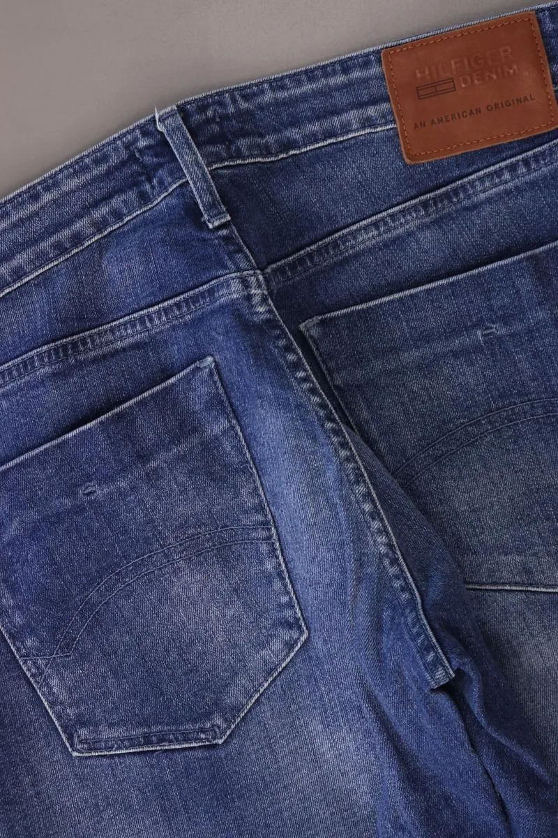 Hilfiger Denim Straight Jeans für Herren Gr. W34/L32 blau aus Baumwolle