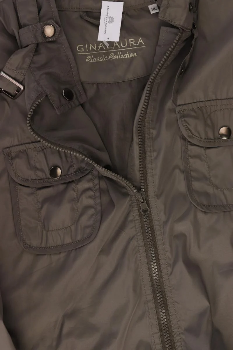 Gina Laura Übergangsjacke Gr. XL grau aus Polyester